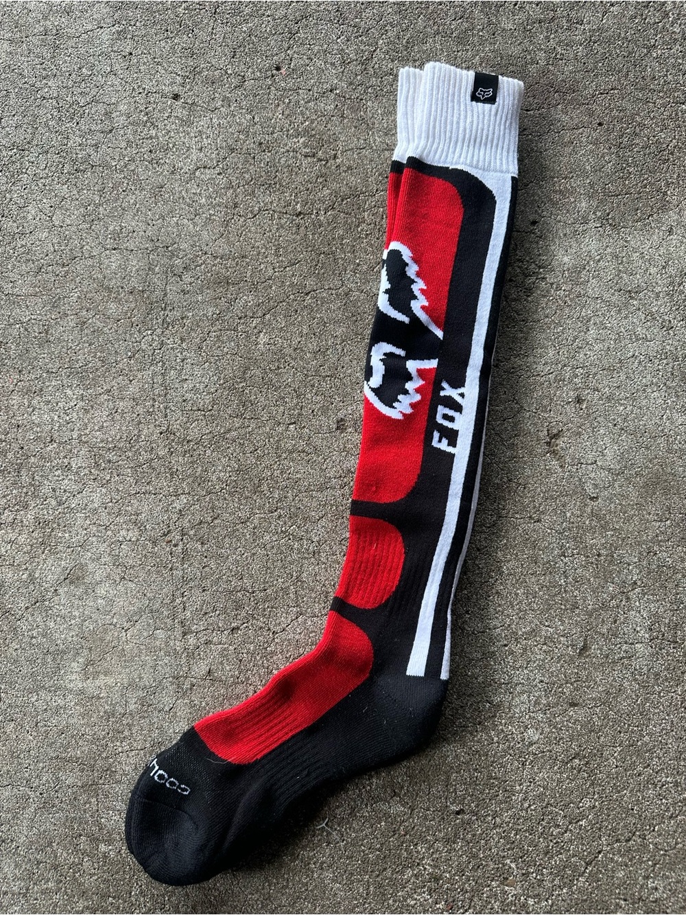 Fox Motorcycles Red & Black Knee-High Performance Sock